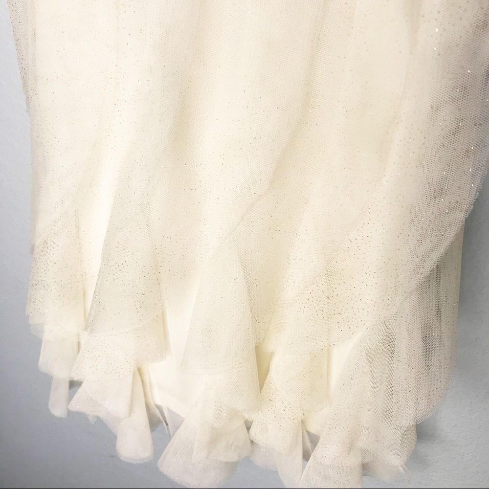 Girls healthtex gold ruffle dress 4T - Picture 4 of 5